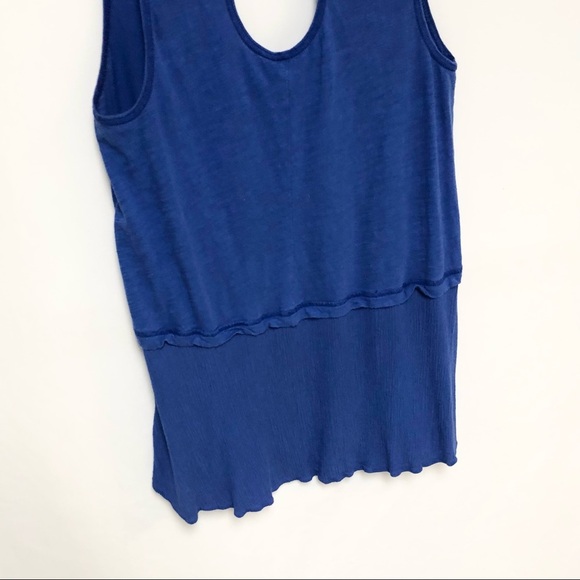 Anthropologie Keyhole Peplum Tank Sz S - Picture 7 of 10